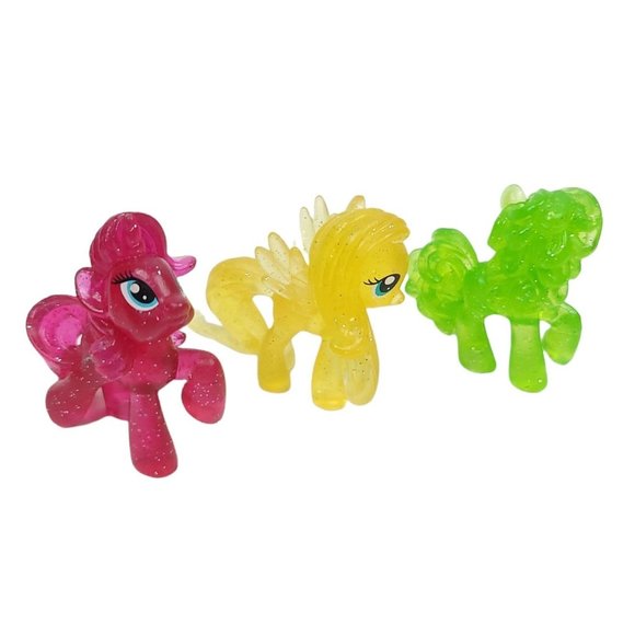 Hasbro My Little Pony Mini Figures Toys Unicorns Wings Lot Of 9 - Picture 11 of 11